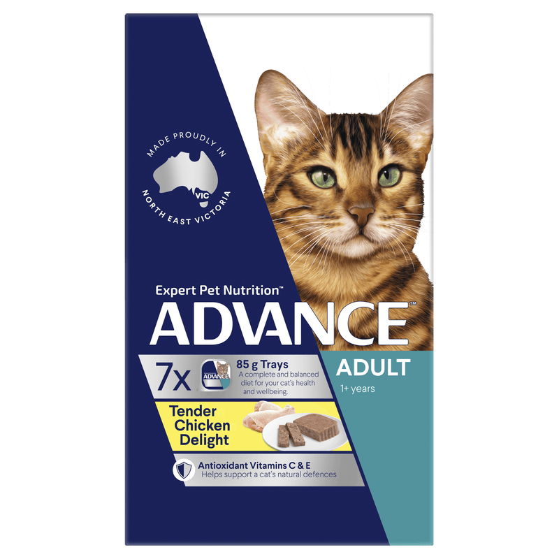 Advance cat adult chicken trays