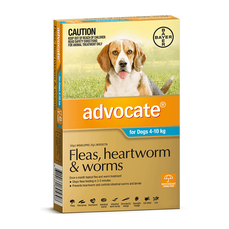 Advocate wormer for medium dogs