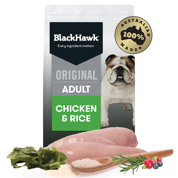 BLACK HAWK ADULT CHICKEN RICE 20KG