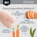 Black hawk fish and potato