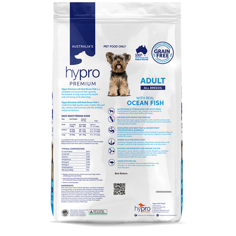 HYPRO DOG GRAIN FREE OCEAN FISH 2.5KG