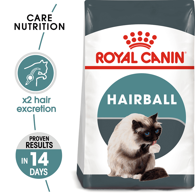 Hairball control for cats