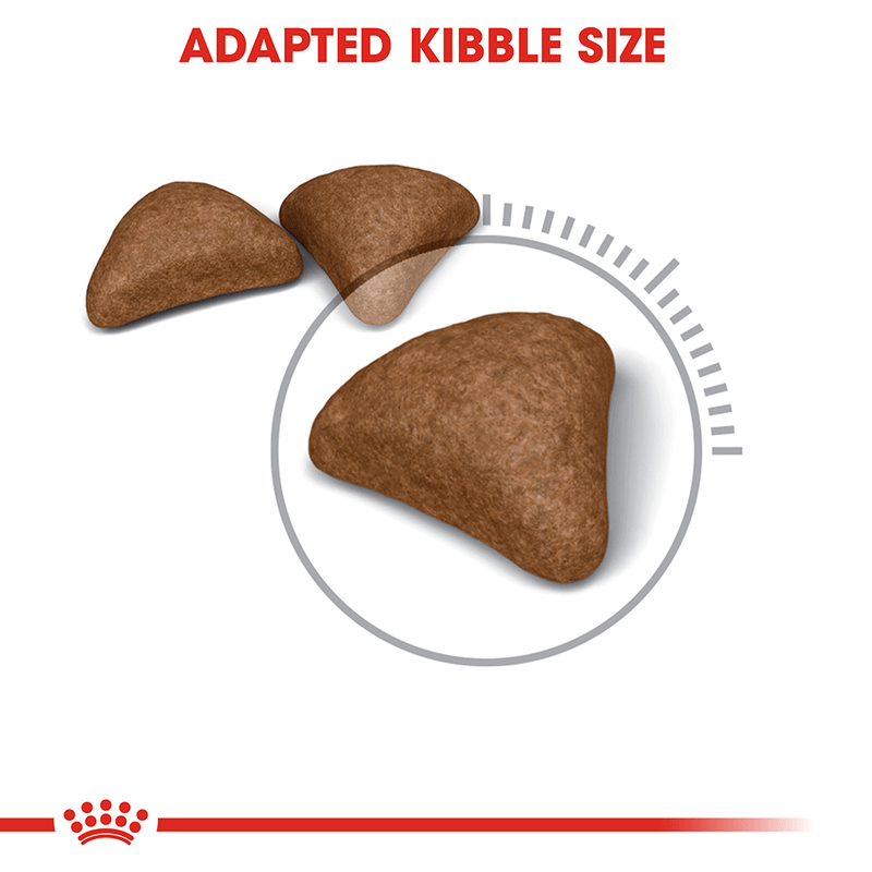 Kibble sizing of hairball care
