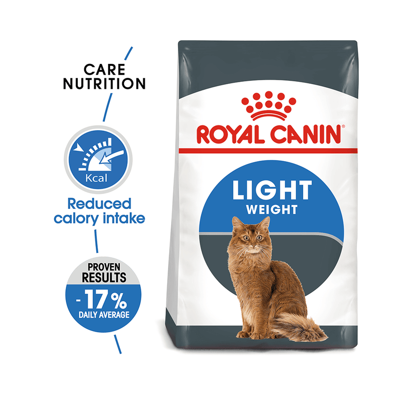 Light weight cat food
